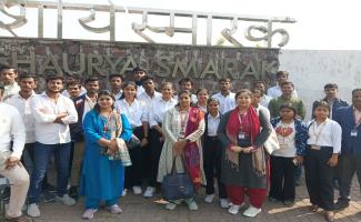 Management students shaurya smarak tour