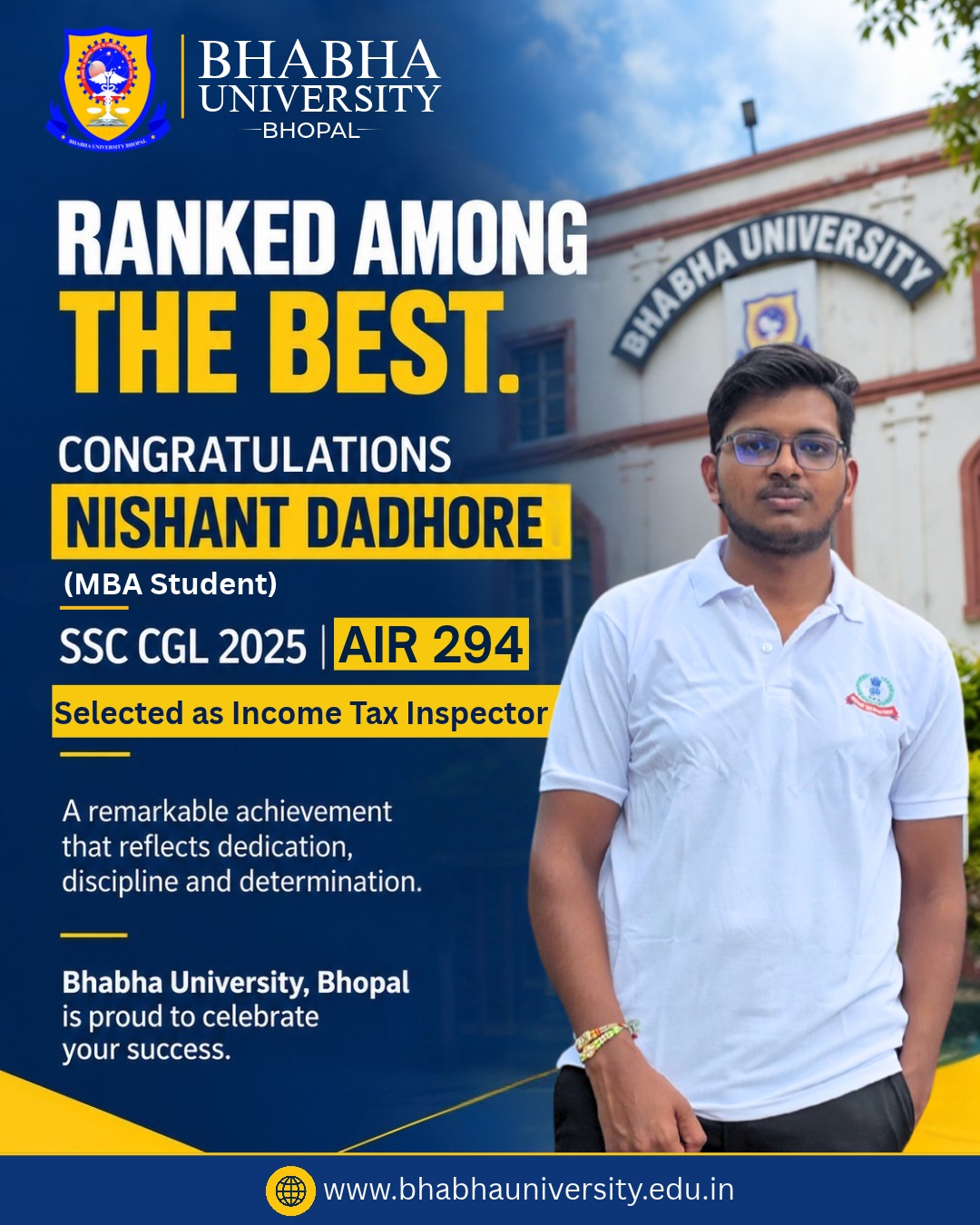 Nishant Dadhore (SSC CGL AIR 294)